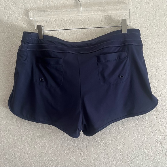 ATHLETA Swim Short Bottom Size Large Dark Blue - Picture 5 of 7